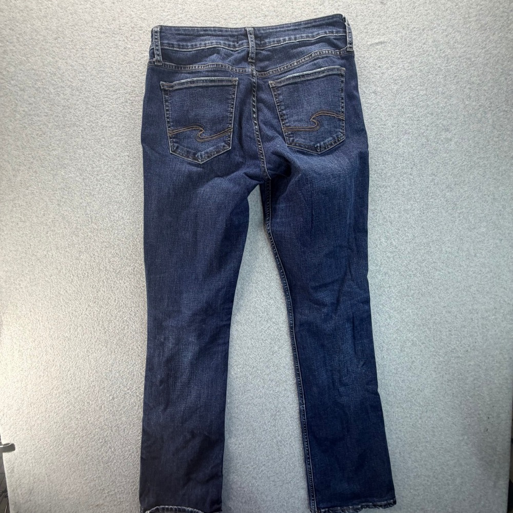 Silver Jeans Co Suki Slim Boot Dark Wash Denim Jeans W31 L33 L93616SDK424 Womens - Picture 8 of 9